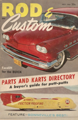 ROD & CUSTOM 1959 JULY - BONNEVILLE SPEED TRIALS, INS & OUTS OF LEADING